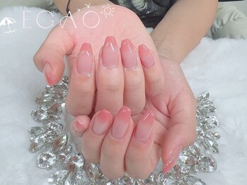 エガオネイルサロン 錦糸町店(EGAO NAIL SALON)/チープ長さだしグラデーション