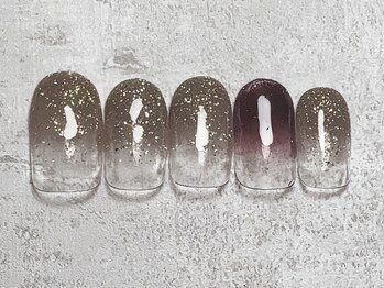 ネイル トリートエスティーエス 越谷店(STS)/ちぐはぐネイル