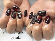 ネイルサロン ステイゴールド(STAY GOLD)/サキ施術10本アートお客様ネイル