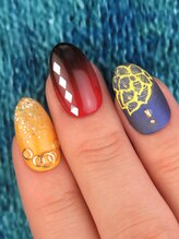 カラーズ 浜松店(colors)/タッキーカラーの大人ネイル♪