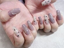 ネイルサロン クリスタルリーフ(Nailsalon Crystal Leaf)/ダルメシアンネイル