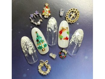 スタジオ1108(Studio1108)/クリスマスネイル ワンカラー