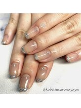 エム(M)/ラメフレンチネイル☆