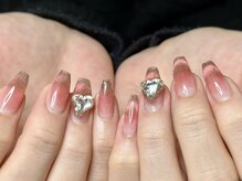 ウサギネイル 新大久保店(usagi nail)/ピンクネイル
