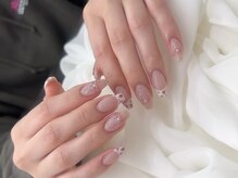 ラヴィッシュ(LAVISH)/ピンクレオパードネイル