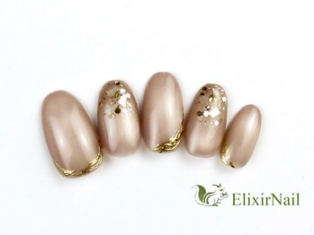 エリクサーネイル 五反田(Elixir Nail)/定額a シンプル/クーポン使用