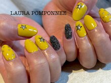 ローラポンポニー(Laura pomponnee)/星ネイル パラジェル/フィルイン