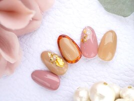 べっ甲☆オフィスピンク☆シェル