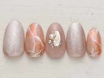 ノーネイル 大宮(NO NAIL)/秋大理石　￥5990