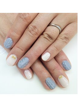 ネイルサロン ティアラリュクス 市川北口店(Tiara Luxe)/ニットネイル