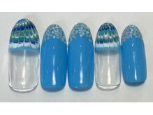 ヘアーアンドネイル ルシア(Hair&Nail Lucia)/ピーコックネイル