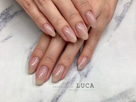 W-700 大人上品ベージュネイル