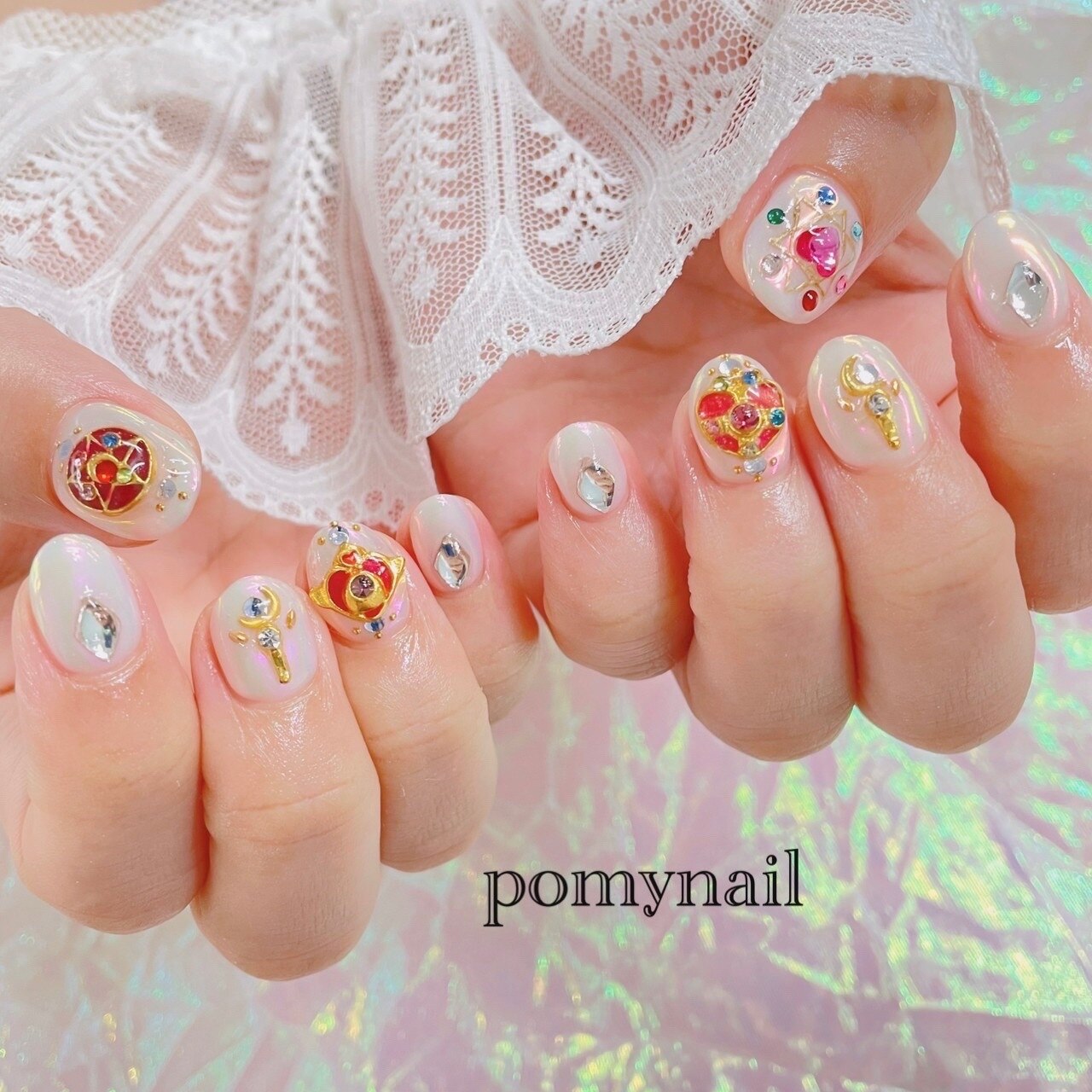 セーラームーンネイル：PG007151831｜ポミーネイル 新宿西口店(pomy