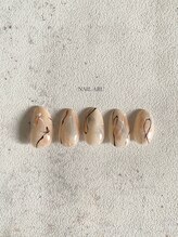 ネイル アル(NAIL ARU)/ニュアンスラインで差をつけて☆