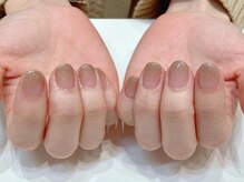 キュービーネイルプラス 木更津店(QBNail+)の雰囲気（細かなラメのカラーグラデーション☆）