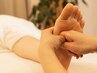 【足のむくみすっきり♪】足つぼ(膝下まで)＋足湯30分￥3500→￥3000