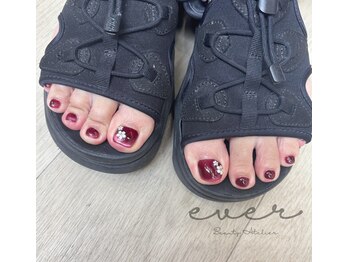 エバービューティーアトリエ(ever beauty atelier)/シンプルフットネイル