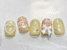 ミウ ネイル(miu nail)/キラキラ◆ワンホンネイル￥7990