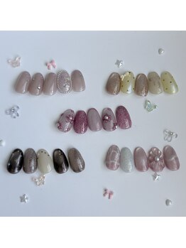 チーネイル(Chii_Nail)の写真/トレンド素材を多数ご用意☆あなただけのオリジナルデザインで指先を華やかに◎