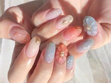 ネイル アヴァンス あべのルシアス店(Nail AVANCE.)/ガーリーフラワー　太田
