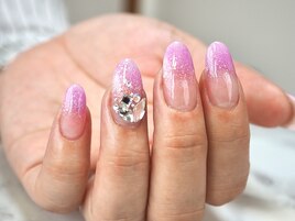 スカルプ・ラメグラデーション