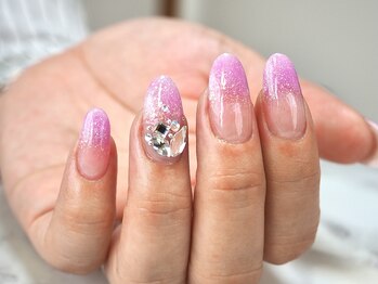 プールヴー☆オングル/スカルプ・ラメグラデーション