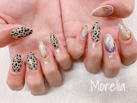 アニマル柄　１０本アートし放題