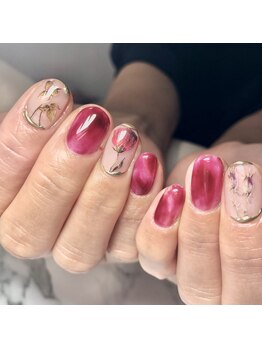 ビアンカ(Bianca)/ボタニカル&もやもやネイル