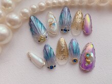 キラリ(Kirari)/人魚の鱗&シェルネイル