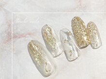 トゥーシェネイルズ 上中野店(Touche’nails)/キラキラデザイン