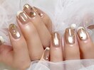 heart × french nail