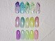 ステップネイル(step nail)の写真/【単色で指先をキレイに魅せたい！】ワンカラーだからこそ手の甲から指先までスラっとした印象に◎