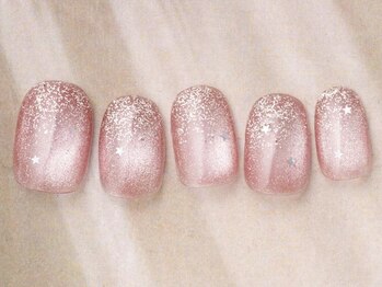 アイネイルズ 天神今泉店(I-nails)/マグネットピンク星