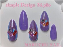 マルチューネイル 池袋(MARUCHU NAIL)/定額シンプルネイル