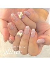 ネイルサロン グリッター(NAIL SALON glitter)/リボンネイル