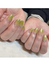 ジャストネイル ラヴィ店(JustNail)/カラグラ♪＋ストーン