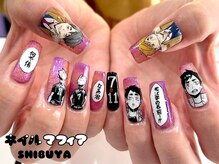 ネイルマフィア 渋谷(NAIL MAFIA)/キャラクターネイル/推しネイル