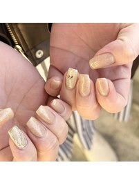 ワンカラーアートネイル