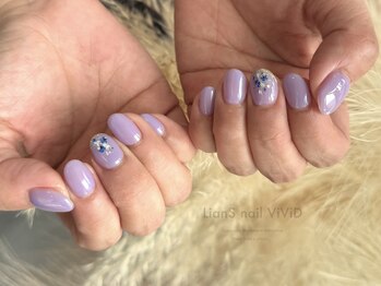 リアンスネイルヴィヴィッド 倉敷店(LianS nail ViViD)/2本アート