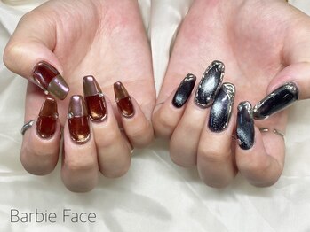 バービーフェイス 恵比寿(Barbie Face)/マグネットデザインネイル