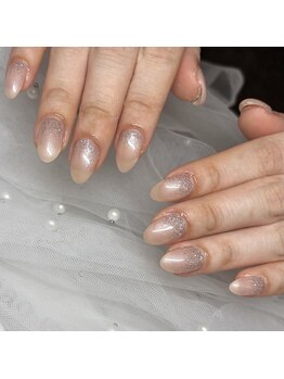 2月ラメグラデーション