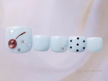 ネイルメゾン 渋谷店(NAIL MAISON)/さくらんぼドット¥7500