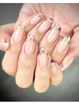 ケーズネイル製作所の写真/【長さ出し1本660円～】自爪に優しいジェルで、深爪や指の形が気になる方もスラっと美しい指先に♪