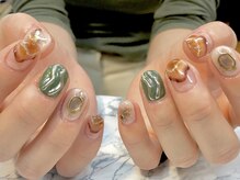 ビービーネイル(BB)/天然石アートのニュアンスネイル