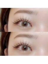 ロイ 心斎橋(Roy)/ブラウンカラー束感マツエク