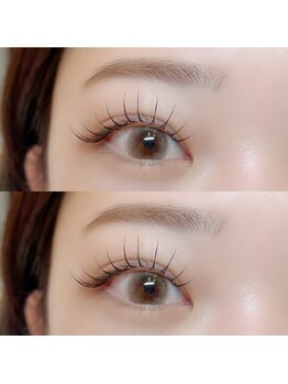 ロイ 心斎橋(Roy)/ブラウンカラー束感マツエク