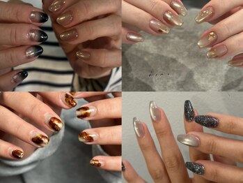 イル(iru.)の写真/大人気のマグネットネイル★丁寧な施術とモチの良さでリピーター続出◎持込デザインで理想の指先に♪