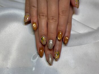 【パラジェル】ミモザネイル