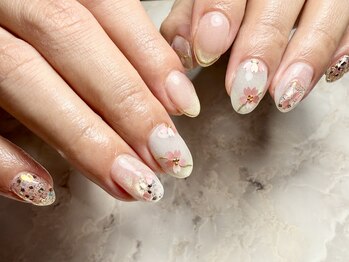 シュシュネイル 高輪店(Shu Shu nail)/2026.SS桜ネイル
