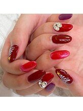 グラマラス プレジール 中野店(glamourous plaisir)/クリスマスネイル